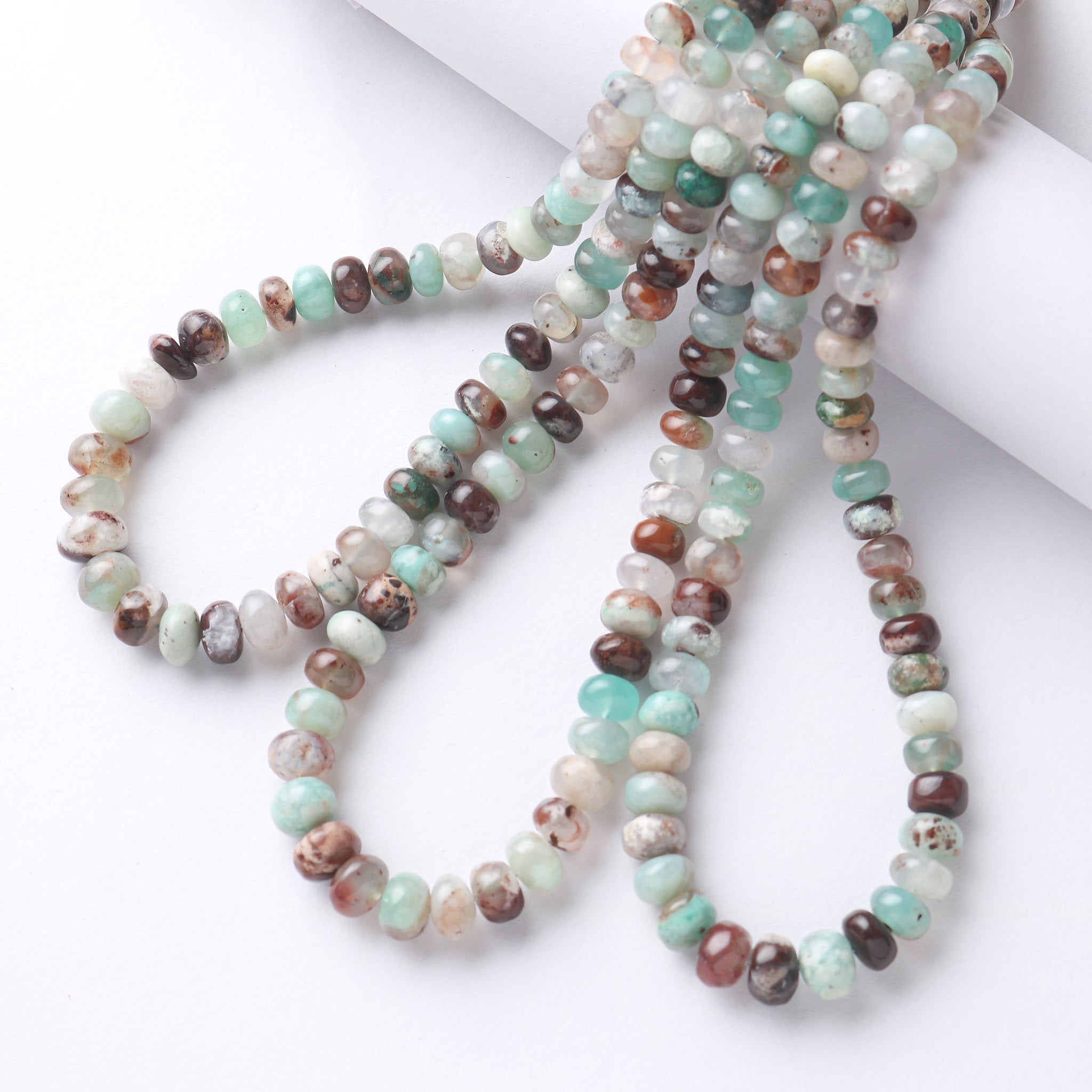 Aquaplase Smooth Rondelle Beads