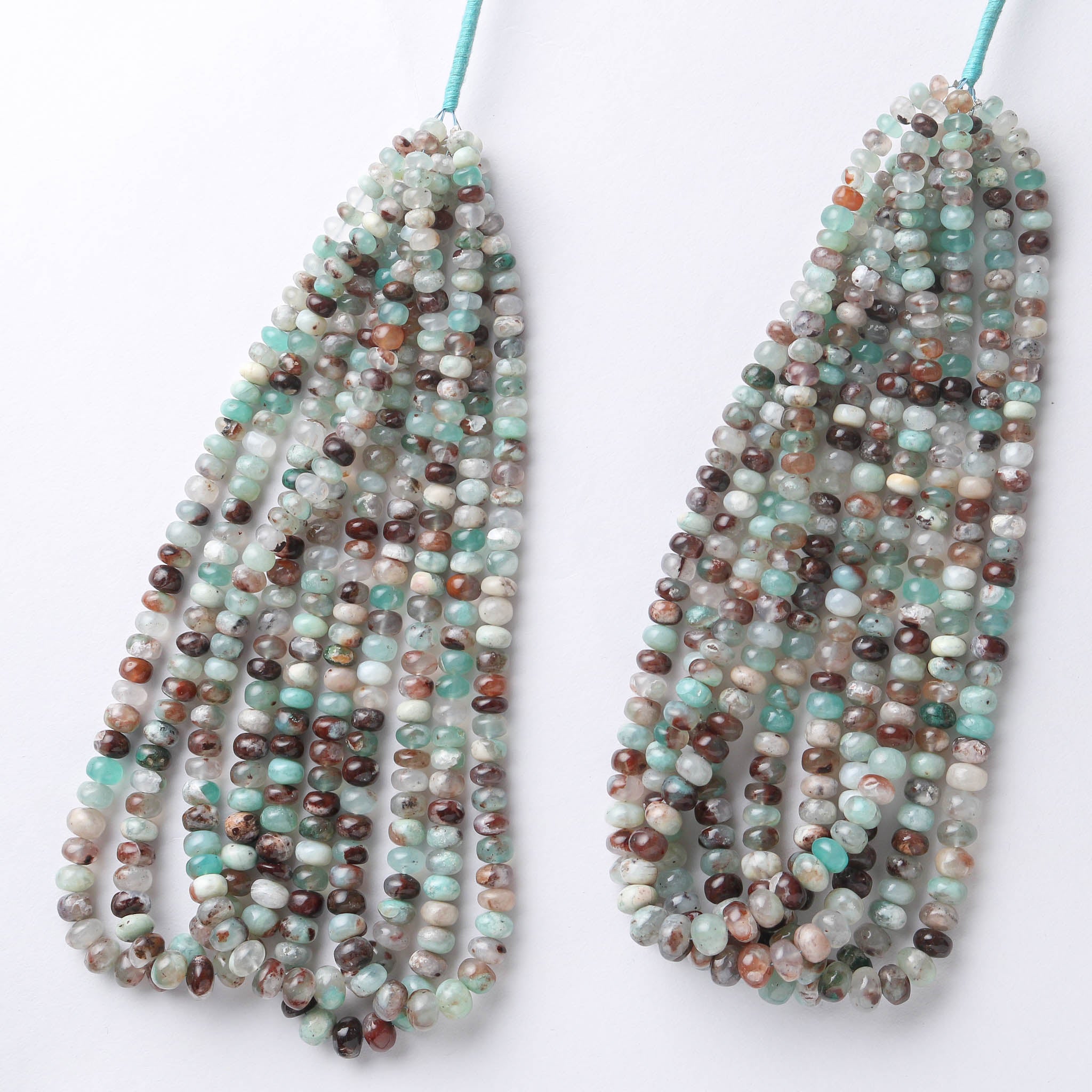 Aquaplase Smooth Rondelle Beads