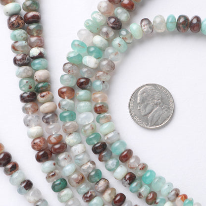 Aquaplase Smooth Rondelle Beads