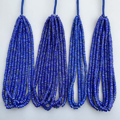 Natural lapis lazuli 5–7mm tyre shape beads for jewelry making