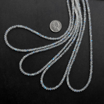 rainbow moonstone gemstone beads 4-5mm